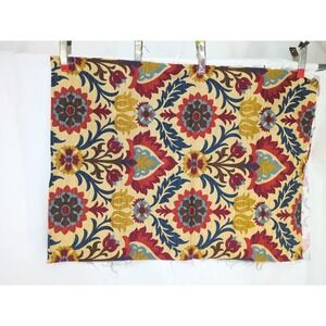 Waverly Santa Maria Desert Flower Damask Upholstery 27" X 74" Decorator Fabric